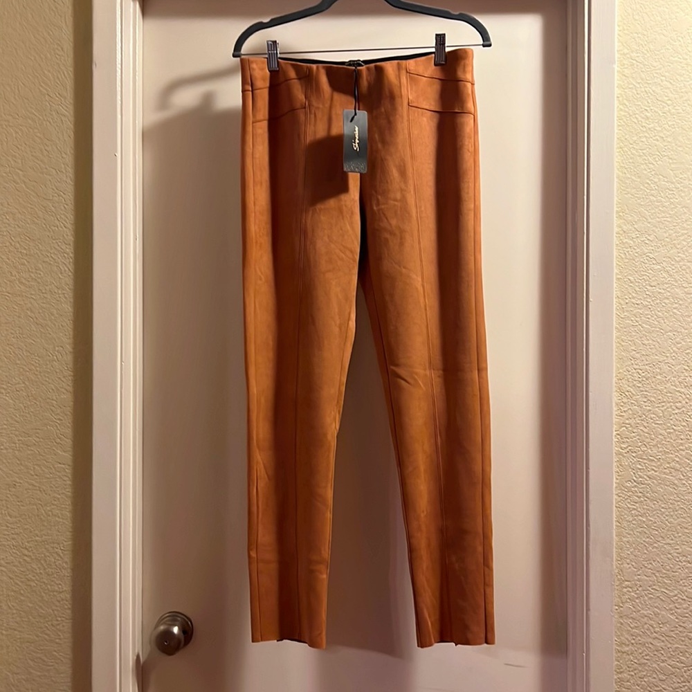 NWT Faux Suede Riding Pants L